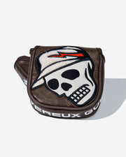 Sherpa Skull Caddie Universal Mallet Cover - Brown