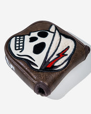 Sherpa Skull Caddie Universal Mallet Cover - Brown