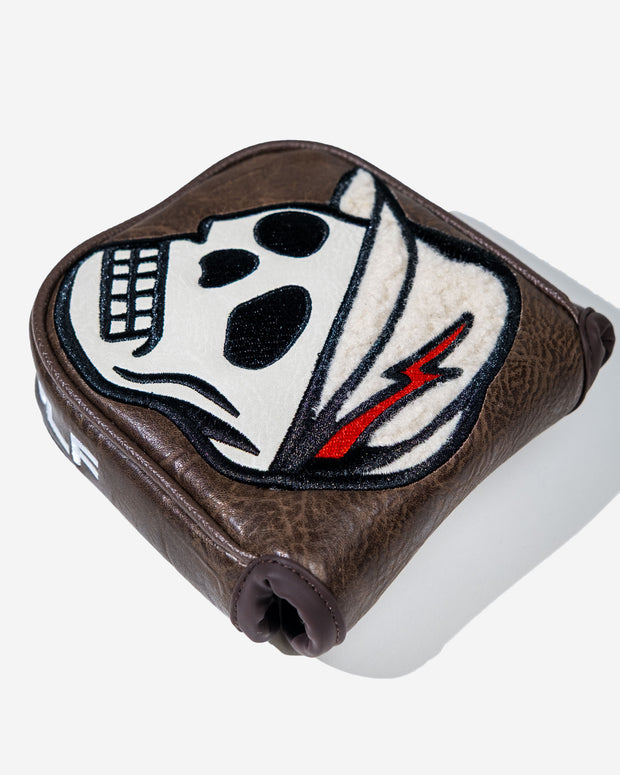Sherpa Skull Caddie Universal Mallet Cover - Brown