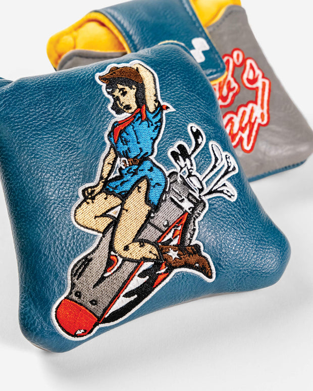 Bomber Girl Mallet Putter Cover - Navy