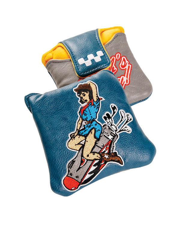 Bomber Girl Mallet Putter Cover - Navy