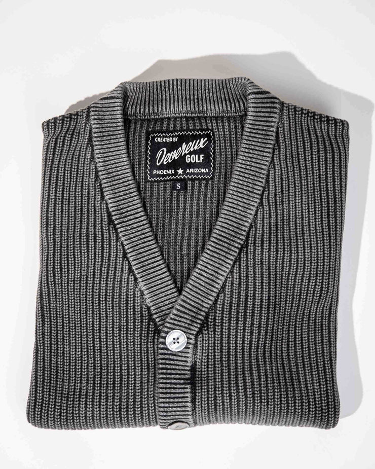 Fisherman Cardigan - Coal