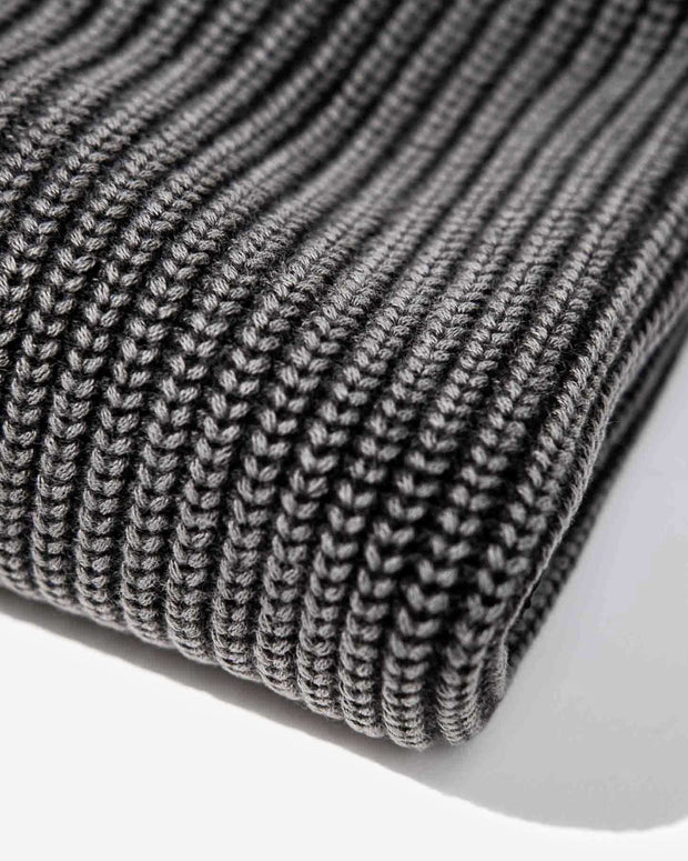 Fisherman Cardigan - Coal