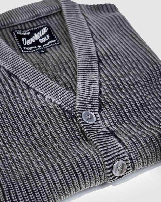 Fisherman Cardigan - Coal
