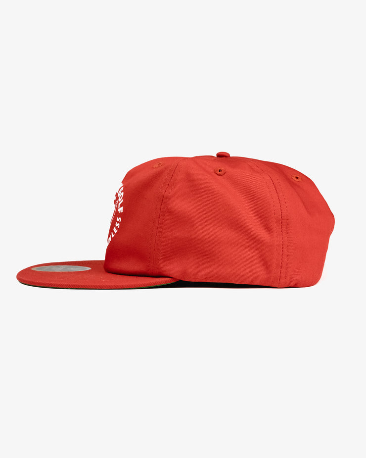 Bison Snapback - Rust Red