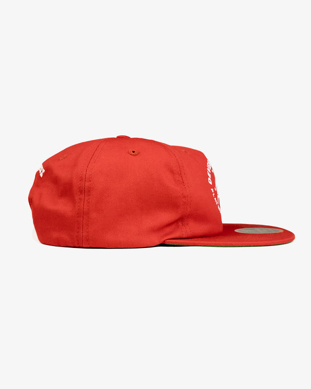 Bison Snapback - Rust Red