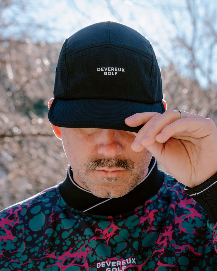 Solid Camper Hat - Black