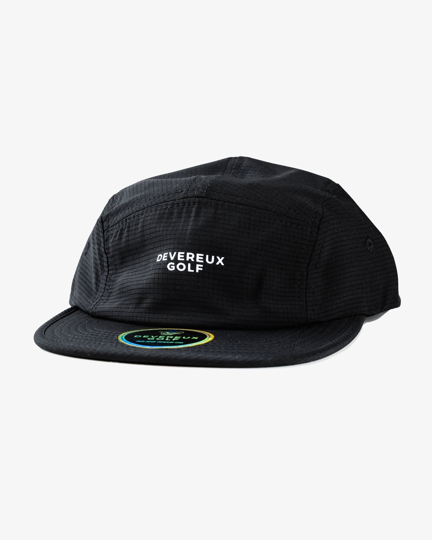 新品タグ付！DEVEREUX GOLF CAP ブラック Gorp Solid Camper Hat - Next Day Shipping - Devereux