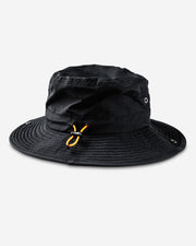 Ripstop Nylon Bucket Hat - Black