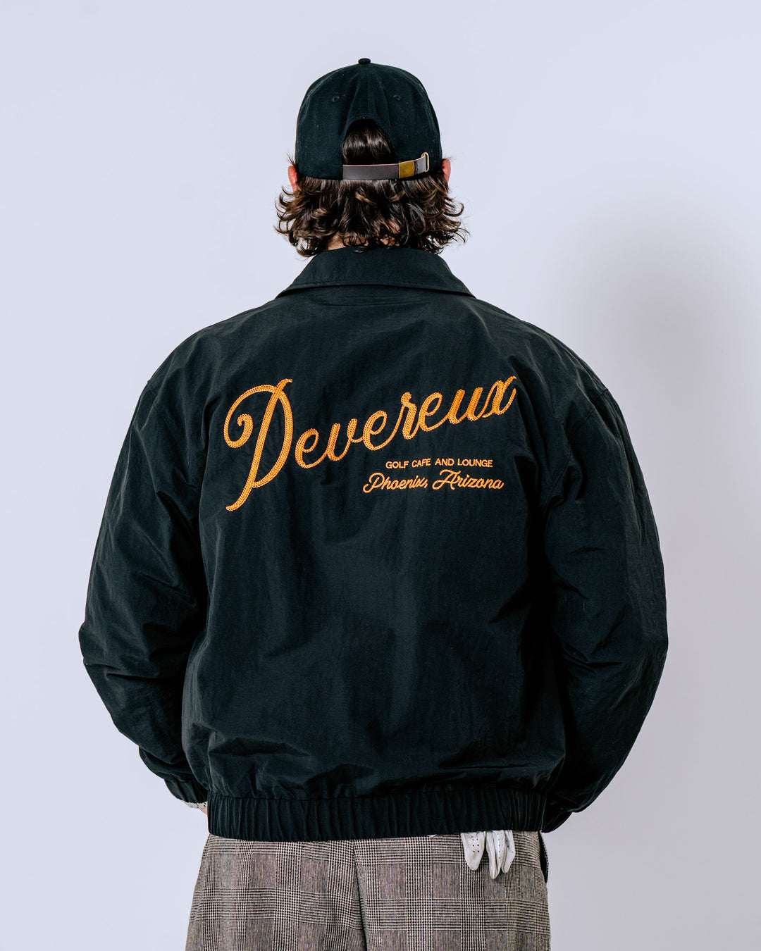 Nylon Full Zip Jacket - Black – Devereux