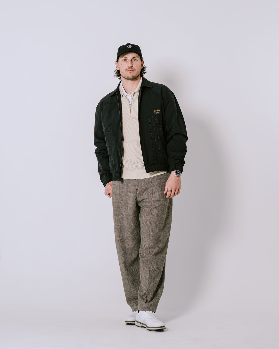 Nylon Full Zip Jacket - Black – Devereux