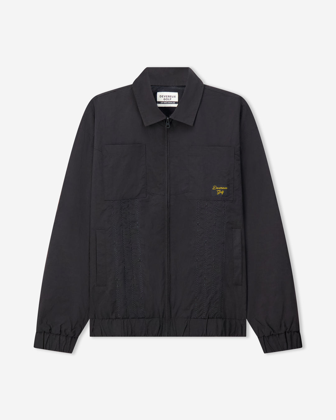 Nylon Full Zip Jacket - Black – Devereux