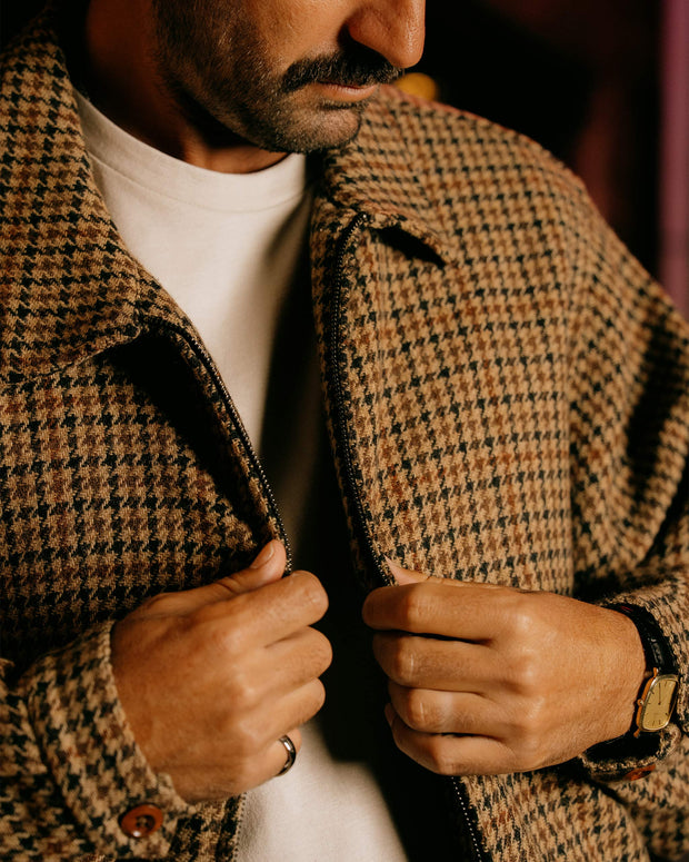 Greenskeeper Keeper - Houndstooth Brown