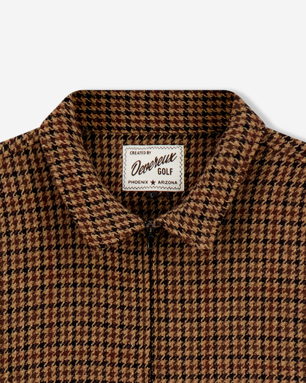 Greenskeeper Keeper - Houndstooth Brown