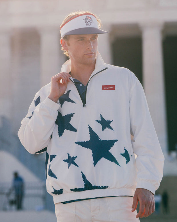 Star_Spangled Banner Jacket - White / Navy