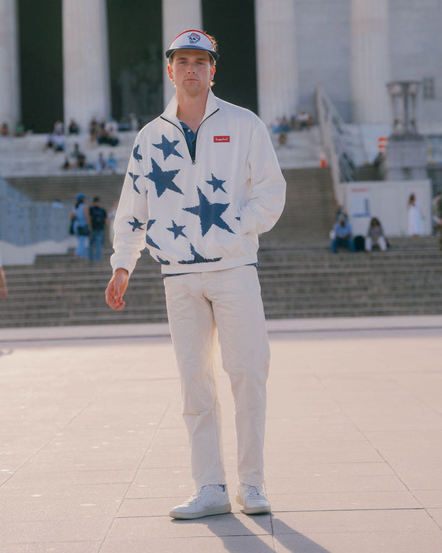 Star_Spangled Banner Jacket - White / Navy