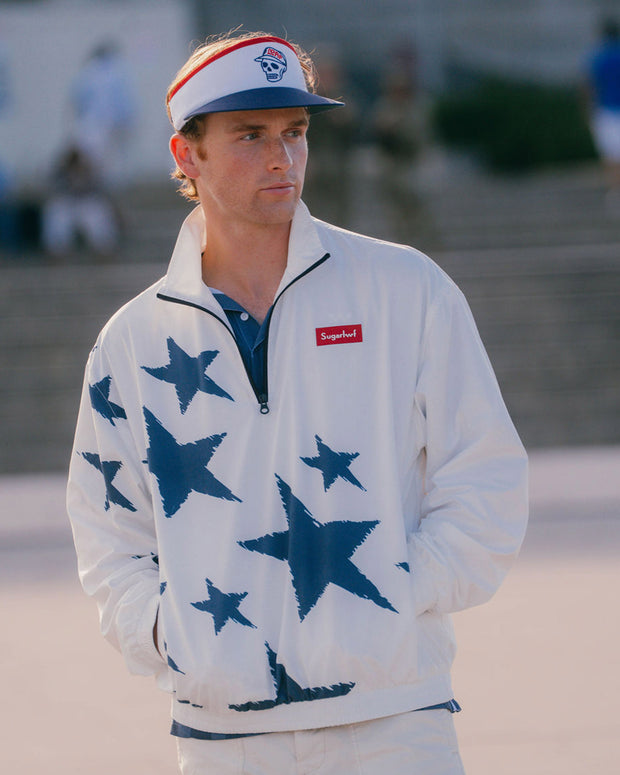 Star_Spangled Banner Jacket - White / Navy