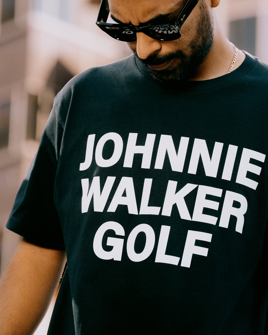 Johnnie Walker Skull Caddie Tee - Navy – Devereux