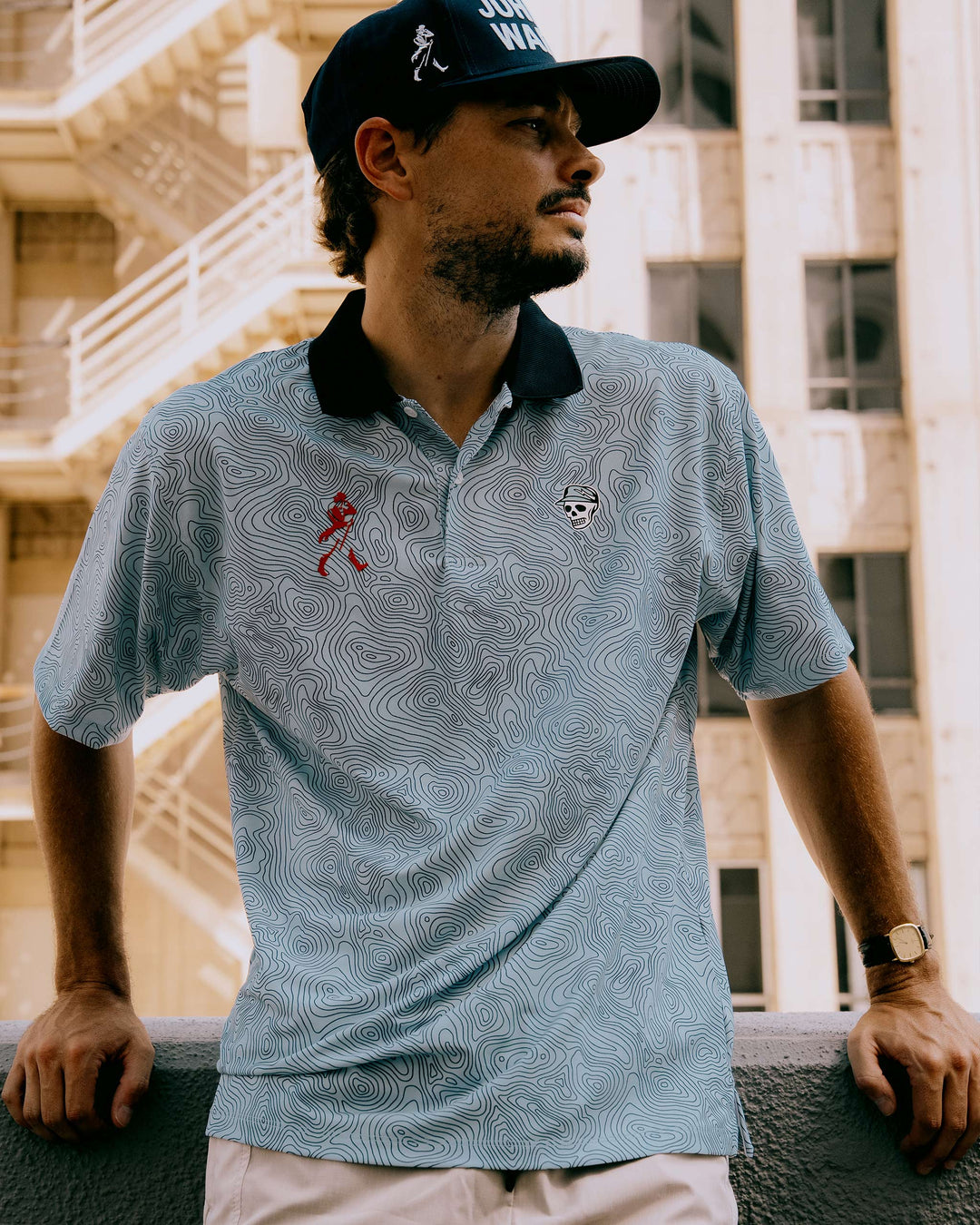 DEVERAUX ゴルフ ポロシャツ DEVEREUX GOLF｜【手洗い可】ワンポイントポロシャツ