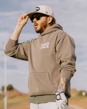 Better to Be Lucky Hoodie - Faded Grey