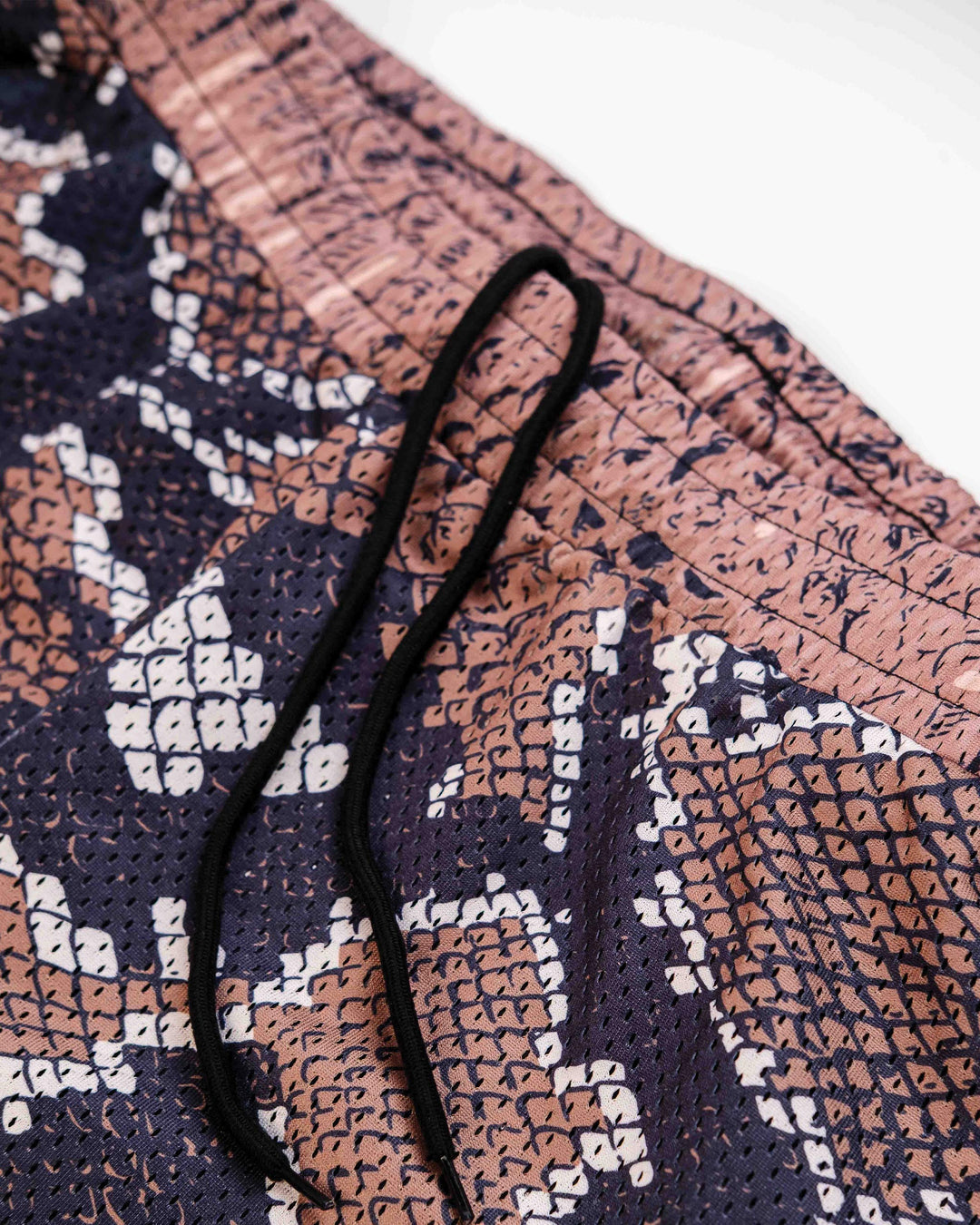 Devereux Mesh Golf Short - Rattlesnake Print