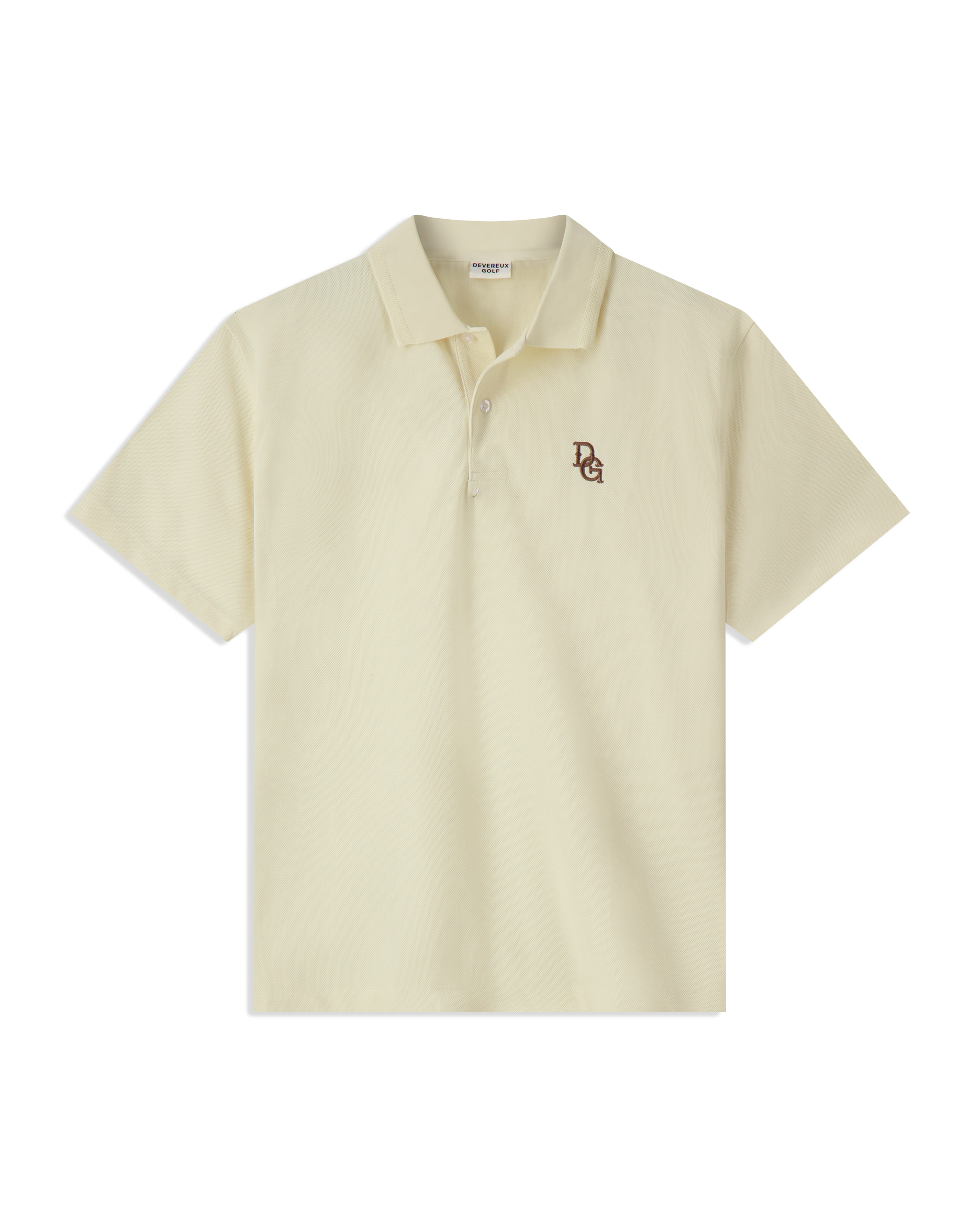 Classic Golf Polo - Cream - Devereux