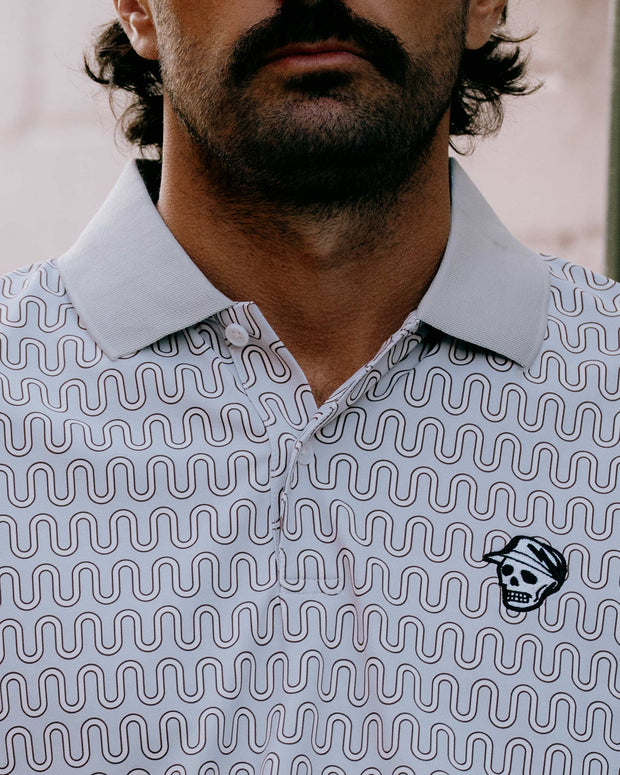 Disco Rodeo Polo - Light Grey