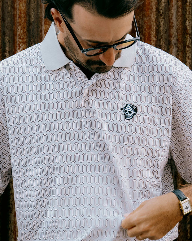 Disco Rodeo Polo - Light Grey