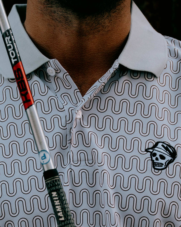 Disco Rodeo Polo - Light Grey