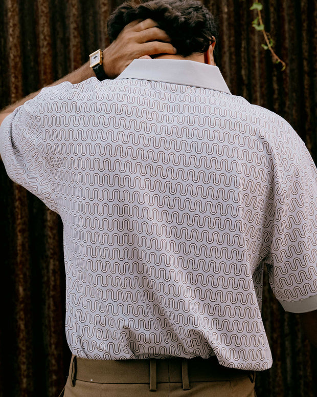 Disco Rodeo Polo - Light Grey