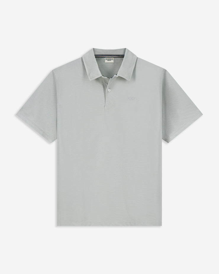 light grey mens golf polo