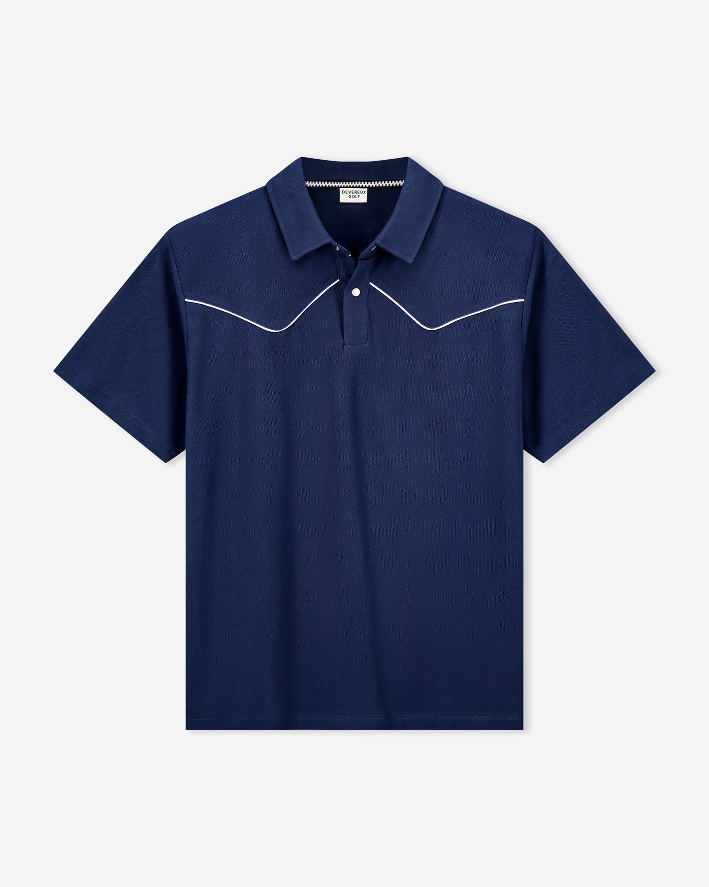 Deep Blue Western Polo - Devereux Golf