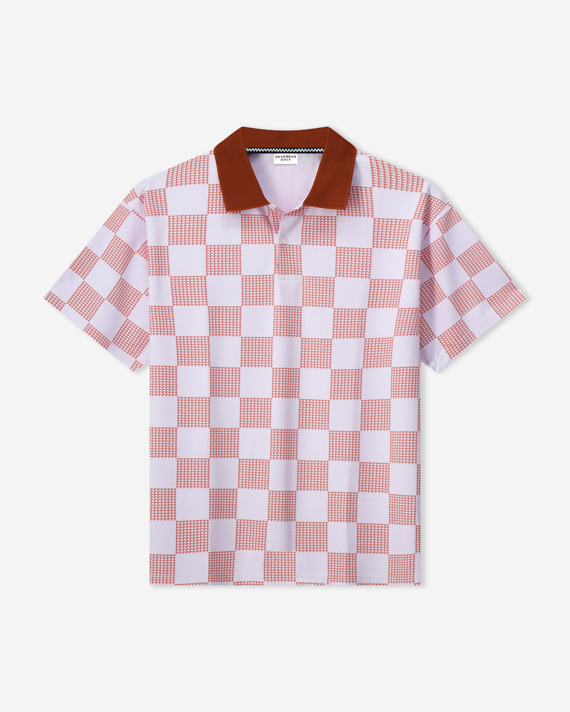 Front9 Polo - White / Cork | Devereux