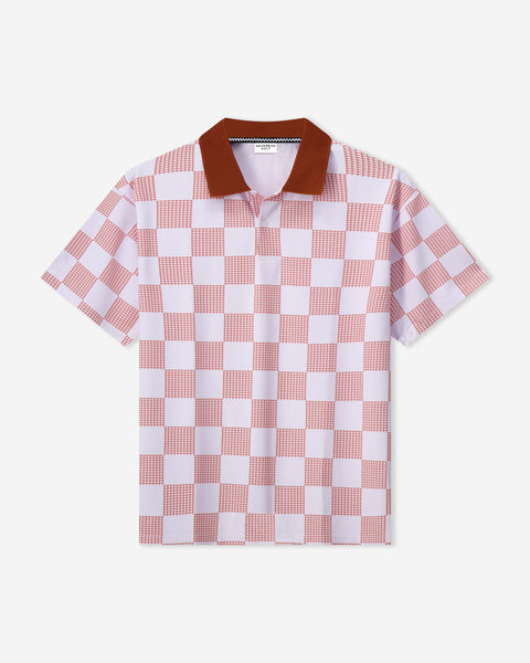 Front9 Polo - White / Cork | Devereux