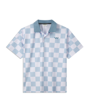 Checkmate Polo - Blue / White
