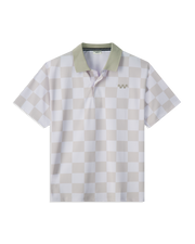 Checkmate Polo - Khaki / White