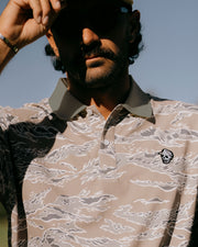 Tiger Stripe Polo - Tiger Camo