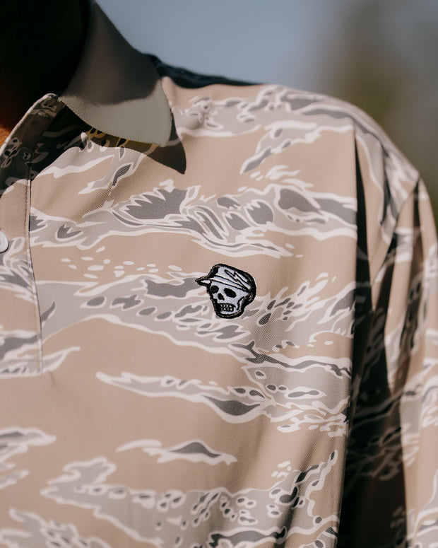 Tiger Stripe Polo - Tiger Camo