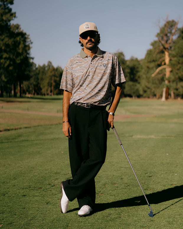 Tiger Stripe Polo - Tiger Camo