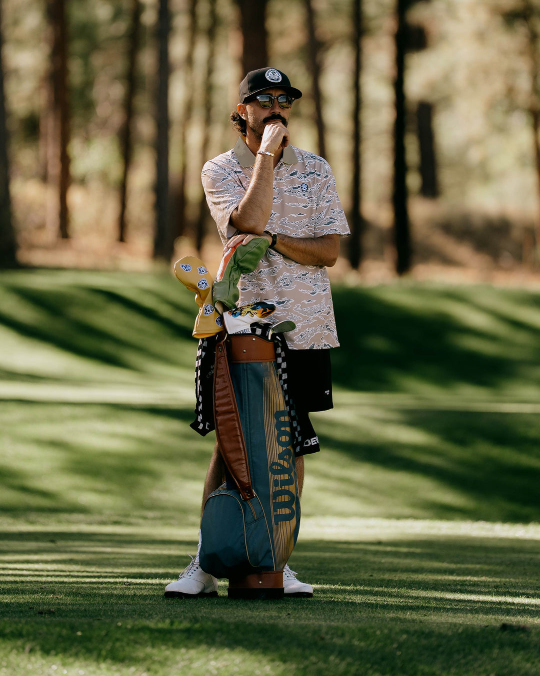 Tiger Stripe Men's Golf Polo - Devereux