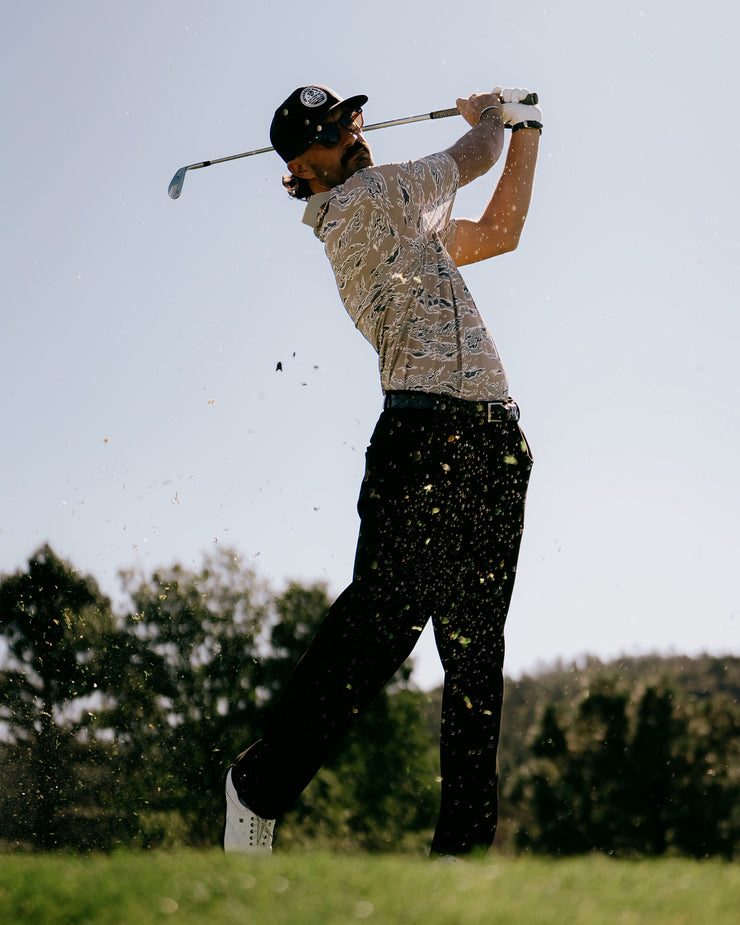 Tiger Stripe Polo - Tiger Camo