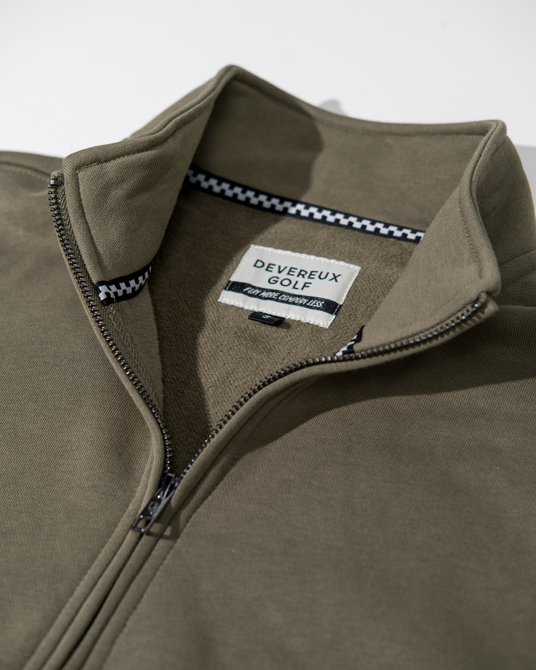 Essential Quarter Zip - Olive | Devereux