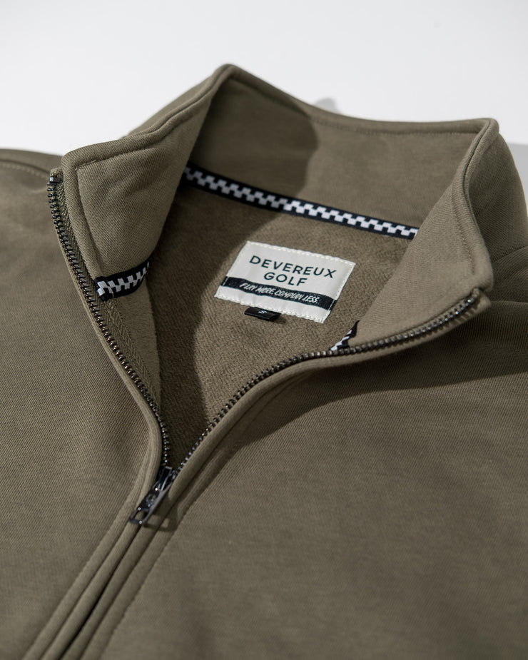 Essential Quarter Zip - Olive