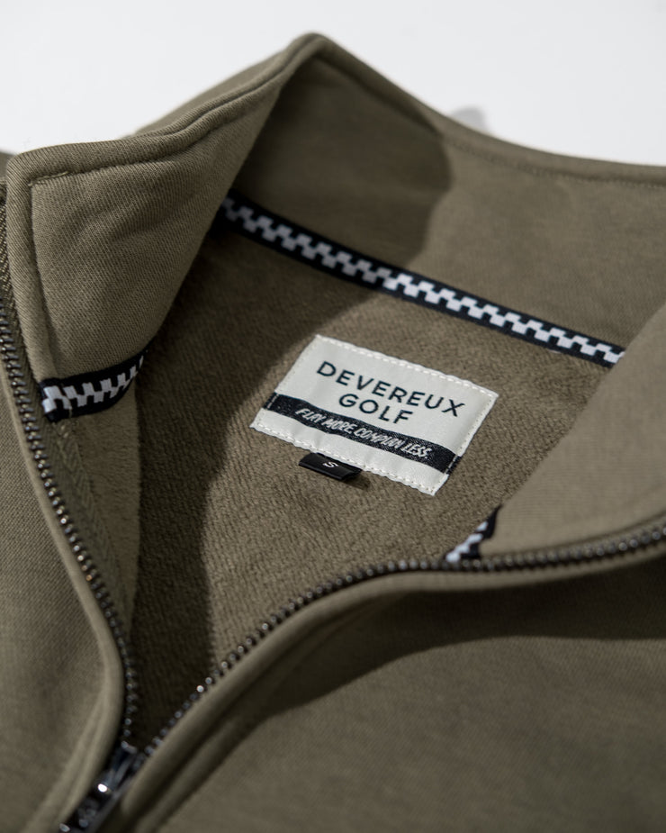 Essential Quarter Zip - Olive