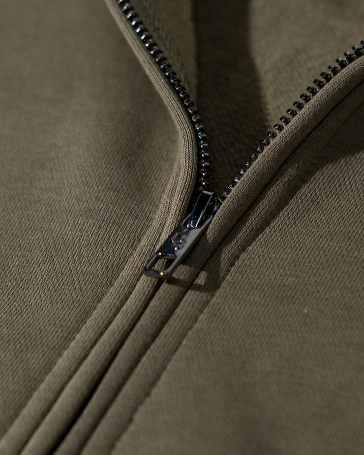 Essential Quarter Zip - Olive