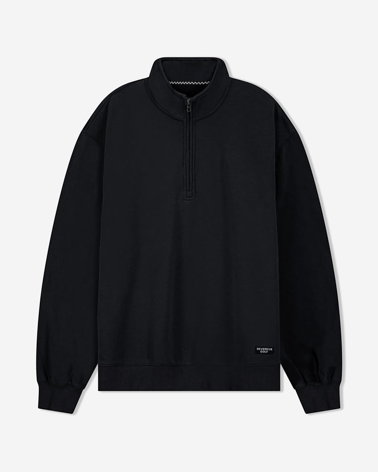 Essential Quarter Zip - Black