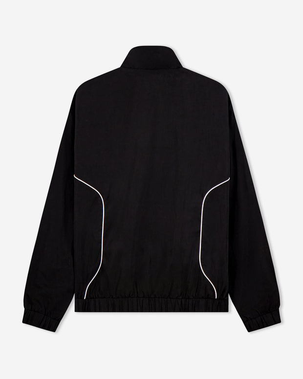 Pullover Piped QTR ZIP - Black