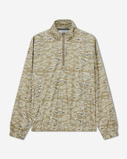 Pullover Piped QTR ZIP - Tiger Camo