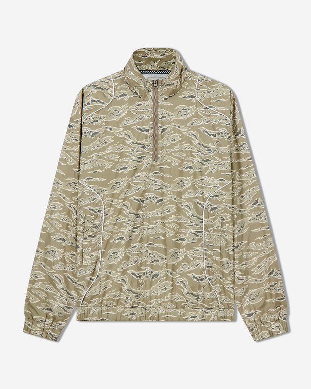 Pullover Piped QTR ZIP - Tiger Camo