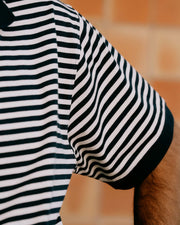Camelback Polo - Navy / Bone Stripe